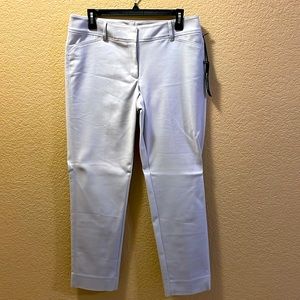 WHBM Silver/Light Gray Perfect Form Pants - NEW - Sz 8L